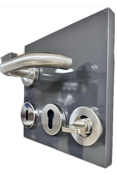 Saray Curved Stainless Door Handle Room