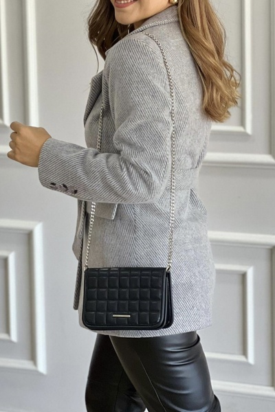 Suziş Жіночий піджак з смугастим поясом