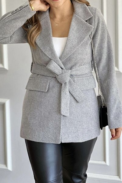 Suzi butik Women's Self Striped Birded Cotton Jacket