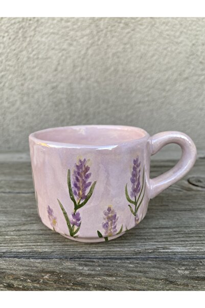 Gesto seramik Lavender Pattern Bright Ceramic Short Mug