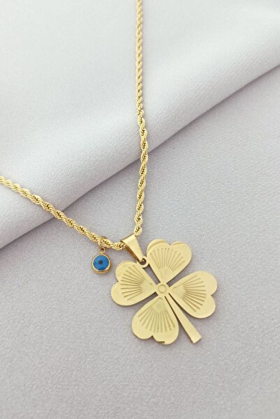 Çelik قلادة البرسيم مطرز