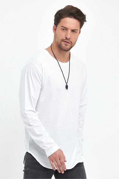 BABBOSS Tricou cu guler murdar cu talie ovală A calitate