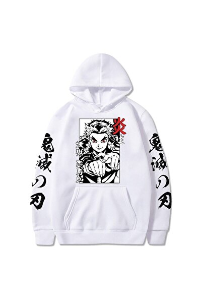 Tarzsokak Anime Demon Slayer Rengoku Hoodie Mod43 14670 Bela