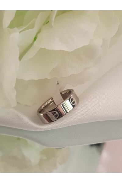 Vanessa Jewelry خاتم كارتي ستيل للجنسين - تصميم أنيق ومريح