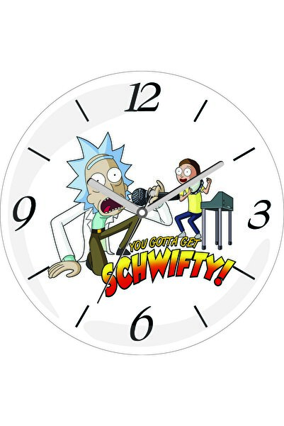 ART HEDİYE Ρολόι τοίχου Sadri Alışık Sevin Lan με τη λέξη "Αγαπήστε ο ένας το...