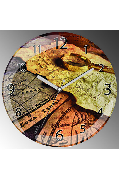 ART HEDİYE Ceas de perete din sticlă reală cu bombă de acarieni, cu diametrul...