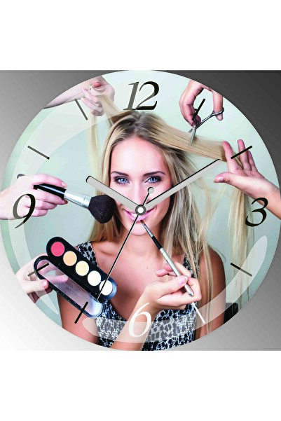 ART HEDİYE Ceas de perete din sticlă reală cu diametrul de 30 cm, silențios, ...