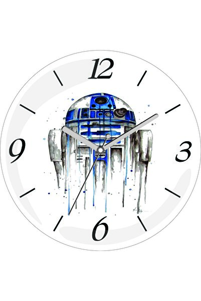 ART HEDİYE قوس قزح ستة الحصار لعبة قطرة 30 سم صامت تدفق منحني الزجاج الحقيقي ساعة الحائط