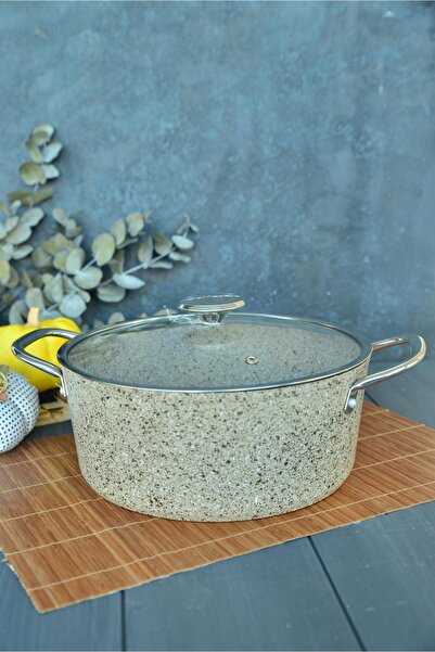 şirineşyalarım OMS İndüksiyon Tabanlı Granit Derin Tencere 26 cm