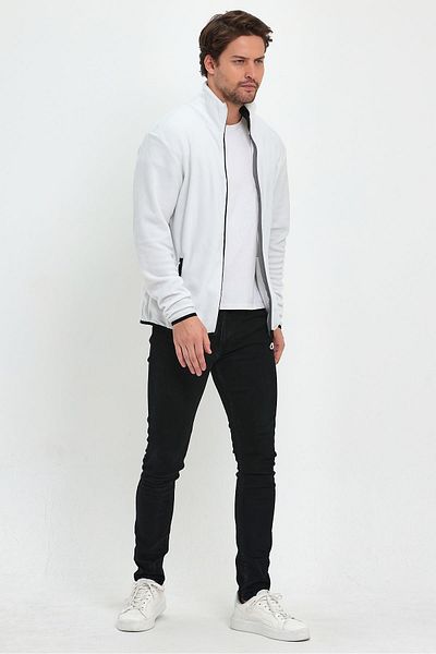Exuma Fleece pentru bărbați cu fermoar complet 2312000