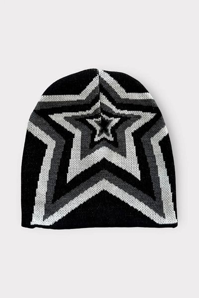 Gofeel Harajuku Black Nested Star Beret Street