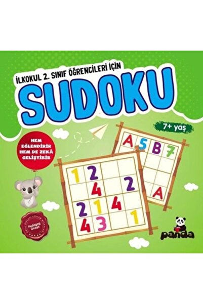Beyaz Panda Yayınları Sudoku 7+ Yaş - İlkokul 2. Sınıf Öğrencileri İçin