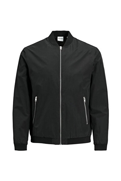 Jack & Jones Jack&Jones Erkek Bomber Ceket Jjerush Siyah/Black 13W13RUSH