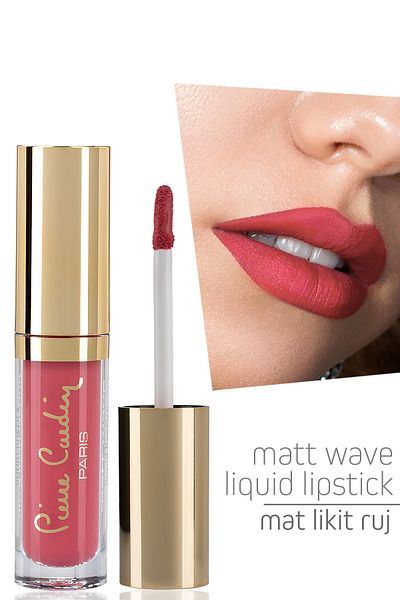 Pierre Cardin Matt Wave Liquid Lipstick - Matte Liquid Lipstick - Pastel Fushia