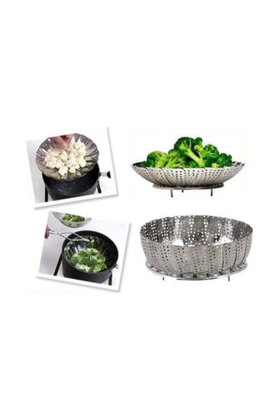 TeknoClass Foldable Steaming Apparatus, Boiling Basket, Practical Pot-Inside Boiling Apparatus