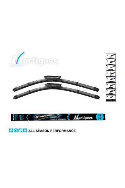 MARTIGUES RENAULT CLİO 3 - ÖN CAM SİLECEĞİ TAKIM 2x - (2007~2012 - Clio3)