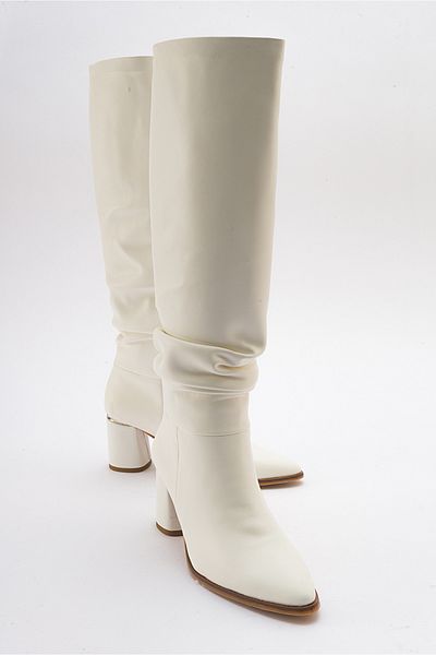 Luvi 120 White Skin Women's Boots