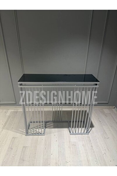 zdesignhome 90x30x100 Cm Gümüş Dresuar (Raf Füme Ayna) ZDESIGNHOME