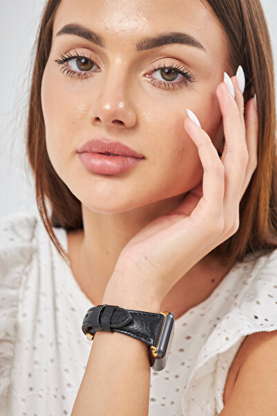 vagave Apple Watch 38 Mm 40 Mm 41 Mm 3 4 5 6 7 Se 8 9 Uyumlu Kadın Deri Kordo...