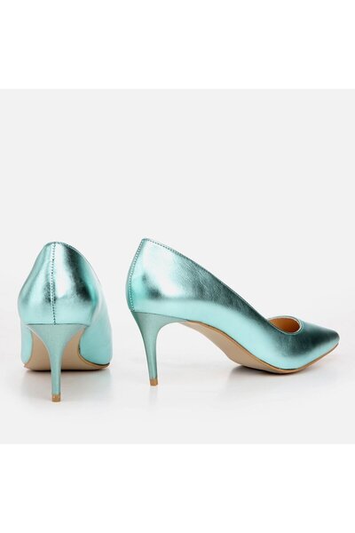 Hotiç Světle zelené jehlové boty z pravé kůže Hotiç