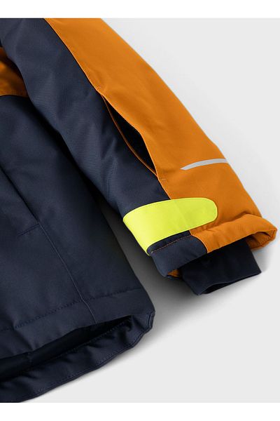 name ıt Men's Coat - Push Orange, Nkmsnow10 Jacket Block, 1Fo