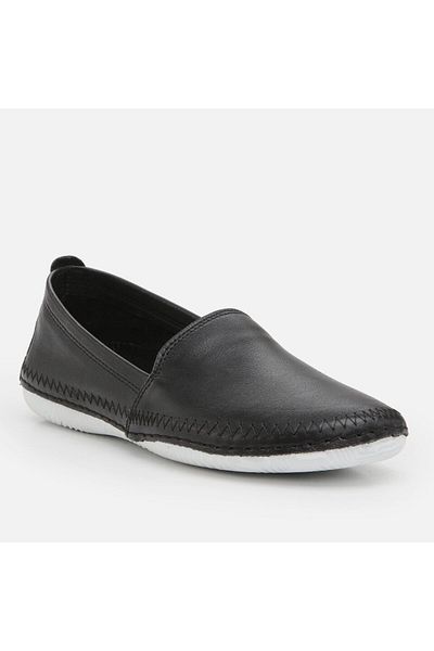 Hotiç Genuine Leather Hotiç Black Loafer Shoes
