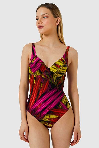 AYYILDIZ 5127 Fuchsia Recovery Swimsuit