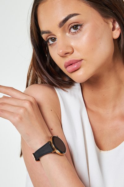 vagave Huawei Watch Kadın Deri Kordon Gt3 Pro Seramik 43 Mm Gt3 Elegant Gt2 4...