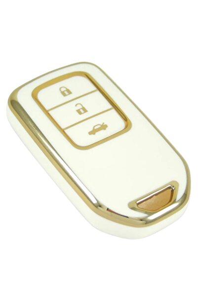 EBG İSTANBUL Honda Civic Accord 2016+ 3 butoane Smart (alb) Carcasă pentru telecomandă pentru chei auto