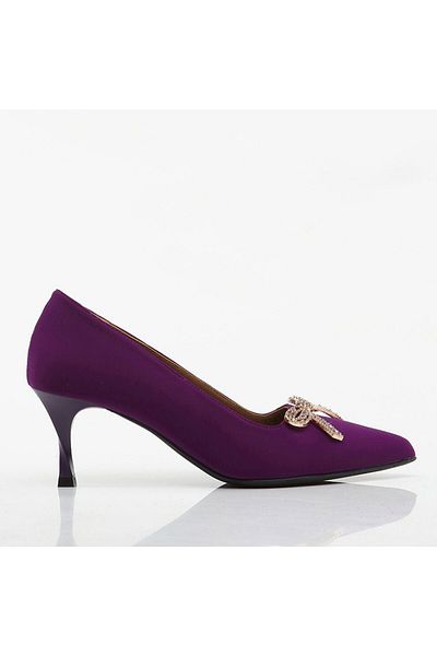 Dark purple pumps hotsell