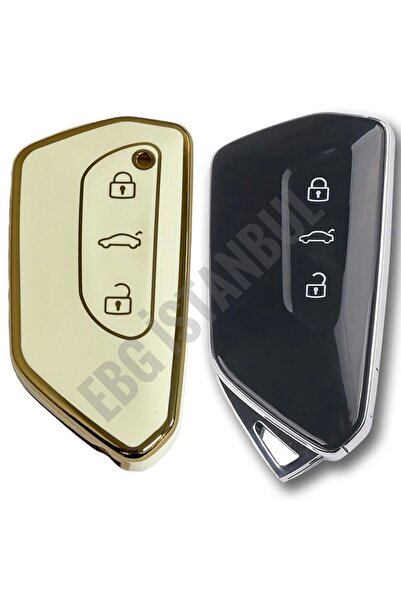 EBG İSTANBUL Volkswagen Golf 8 (ALB) Carcasă pentru telecomandă pentru chei a...