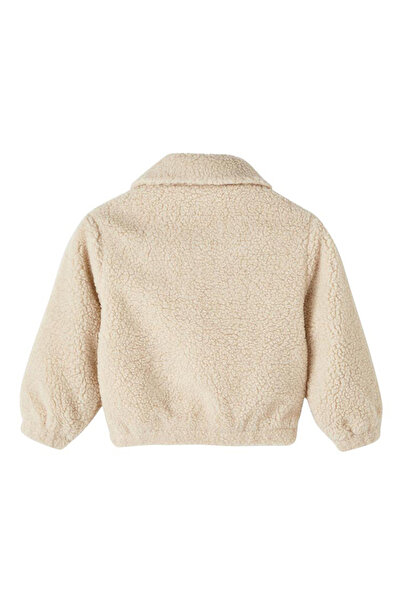 name ıt Name İt Krem Kadın Mont NMFMAKOA TEDDY JACKET PB