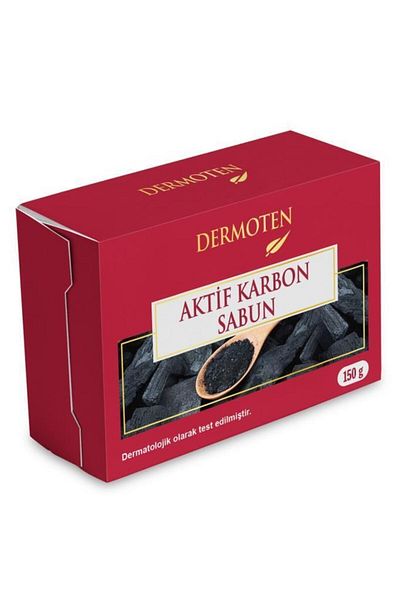 Dermoten Activated Carbon Soap 150 Gr