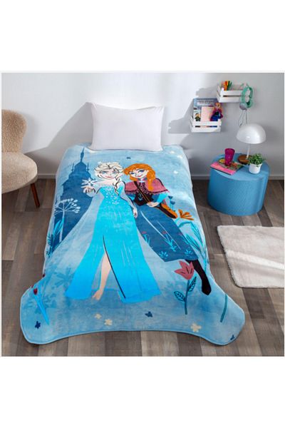 Taç Pătură unică pentru copii cu licență Taç - Frozen Flower Power (160x220)