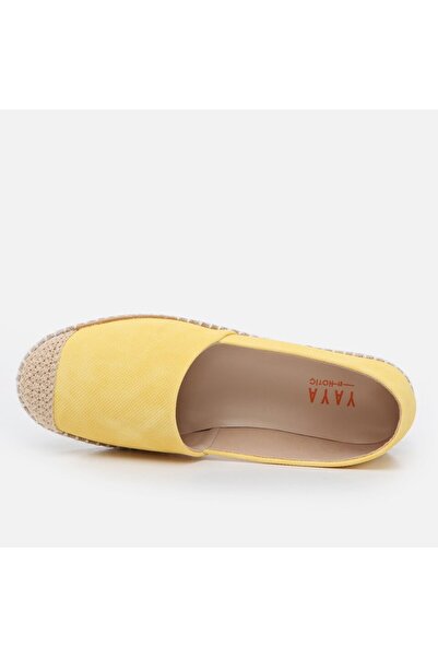 Yaya by Hotiç Yellow Pedestrian Women's Espadrille