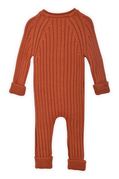 Minora Knitwear Unisex Ribbed Overalls Tile-soil