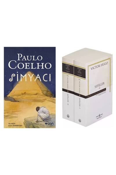Can Yayınları Simyacı - Paulo Coelho - Sefiller (2 Cilt Takım) - Victor Hugo