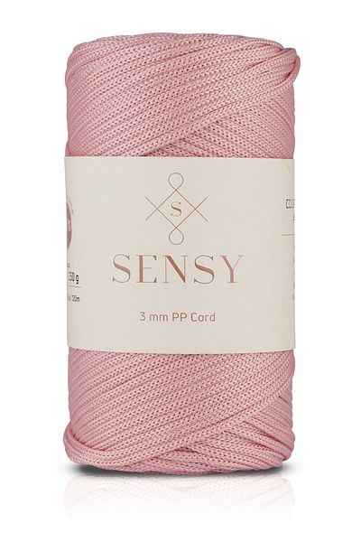 SENSY 3 Mm - 250 gr Polyester Macrame Thread Pink 120 M Polyester Macrame Thread Suppla Rope And Bag Thread