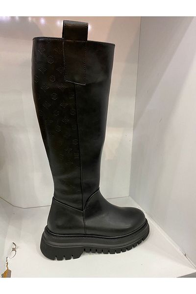 Pierre Cardin Μαύρα Δερμάτινα Γυναικεία Μποτάκια PC-52547