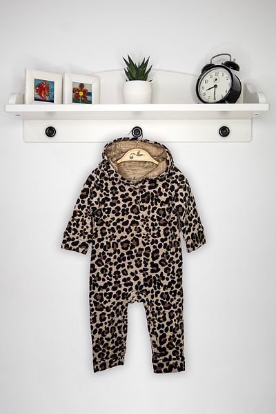 Newborn Fashion Club Hooded Jumpsuit Without Booties