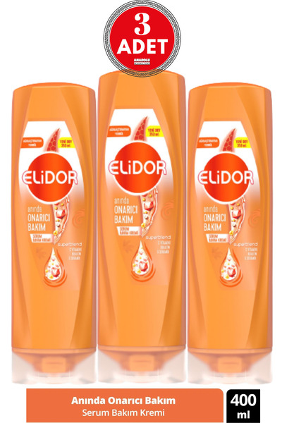 Elidor Superblend Serum Saç Bakım Kremi Anında Onarıcı Bakım C Vitamini Kerat...
