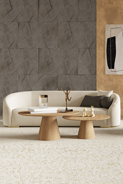 MOBETTO Teddy Üçlü Salon&oturma Odası Kanepe - Krem