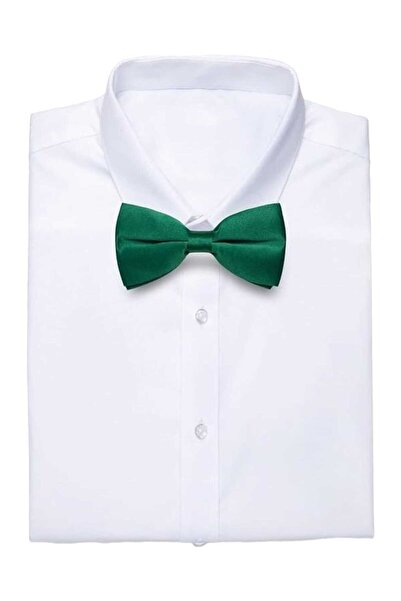 Trenderrs Men's Solid Color Satin Bow Tie
