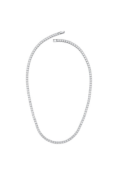 Merano Design 4mm Rhodum Su Yolu Kolye 50cm