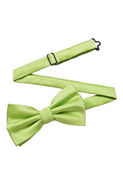 Trenderrs Men's Solid Color Satin Bow Tie