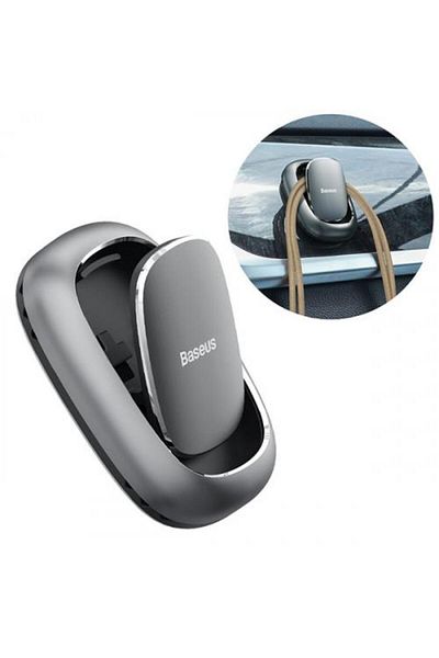 Baseus 2 Pieces Mini 3m Adhesive Hanger, 2kg Carrying Capacity, Room, Kitchen, Vehicle, Hanger and Goods Tu