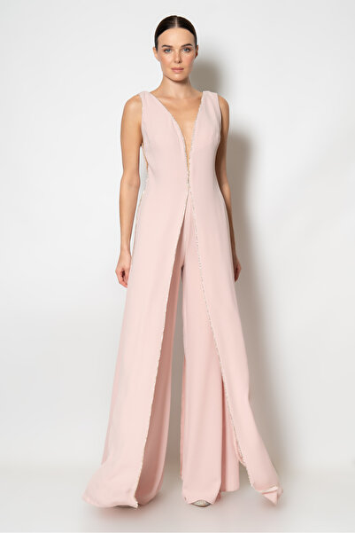 RENGIN Kenarları taş şeritli tulum