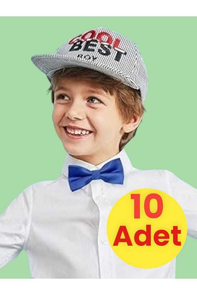 Trenderrs Сатенени папионки за момче, 10 броя
