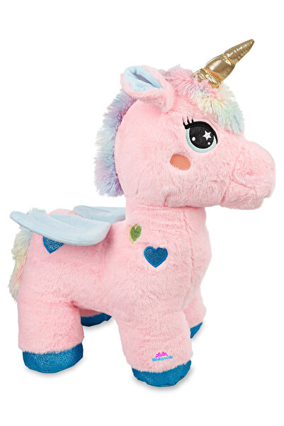 hediyecik Peluş Dev Boy Sevimli Unicorn At Pony Oyuncak 80 Cm
