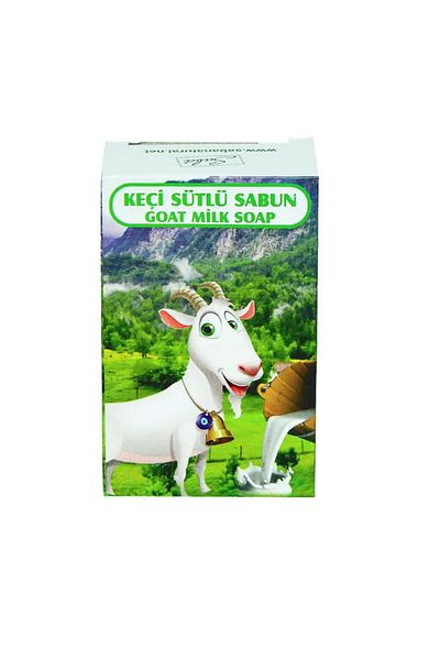 Saba صابون حليب الماعز المصنوع يدويًا بدون صابون حليب الماعز النقي 125 جرام